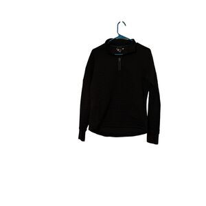 Spyder Women's Black Long-Sleeve Quarter-Zip Fleece Jacket Medium